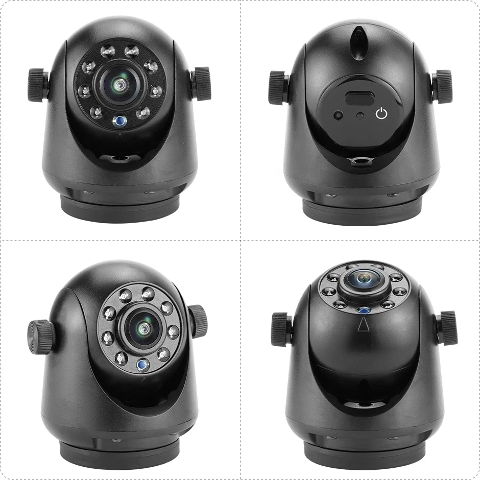 GreenYi 5G WiFi Magnetic Hitch Wireless Rear View Camera Night Vision Rechargeable for Trailer RV Truck for iPhone Android