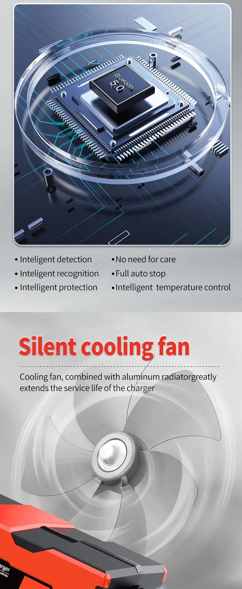 Smart 12V 8A Car Battery Charger Pulse Repair Quick Charge for Auto Moto AGM GEL WET Lead Acid LiFePO4 Battery Charging