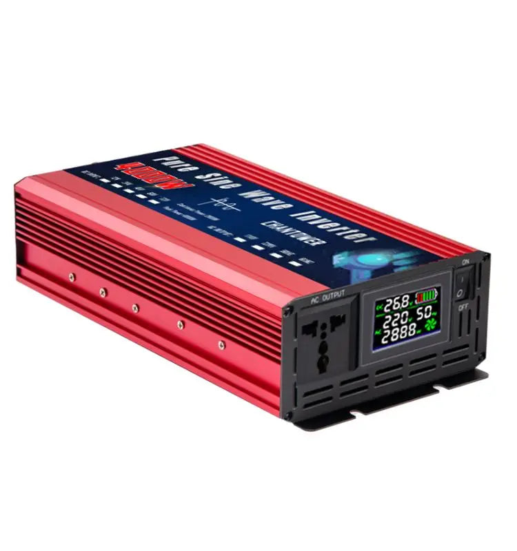 4000W 5000W Inverter 12V 220V 24V 110V Pure Sine Wave Inverter DC To AC Portable Power Voltage Converter Solar Car Inverter