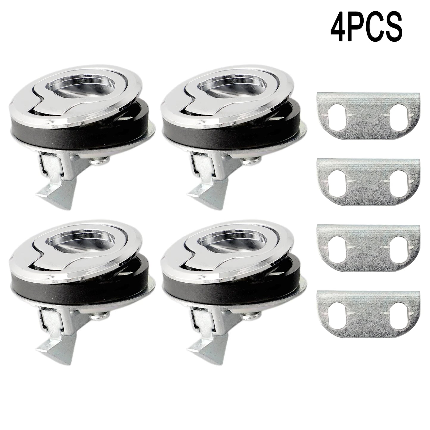 Boat Deck Hatches Flush Pull Slam Latch Mount Latch Lift For RV Yacht Marine Deck Hatches Locking Locker Yacht Accessories