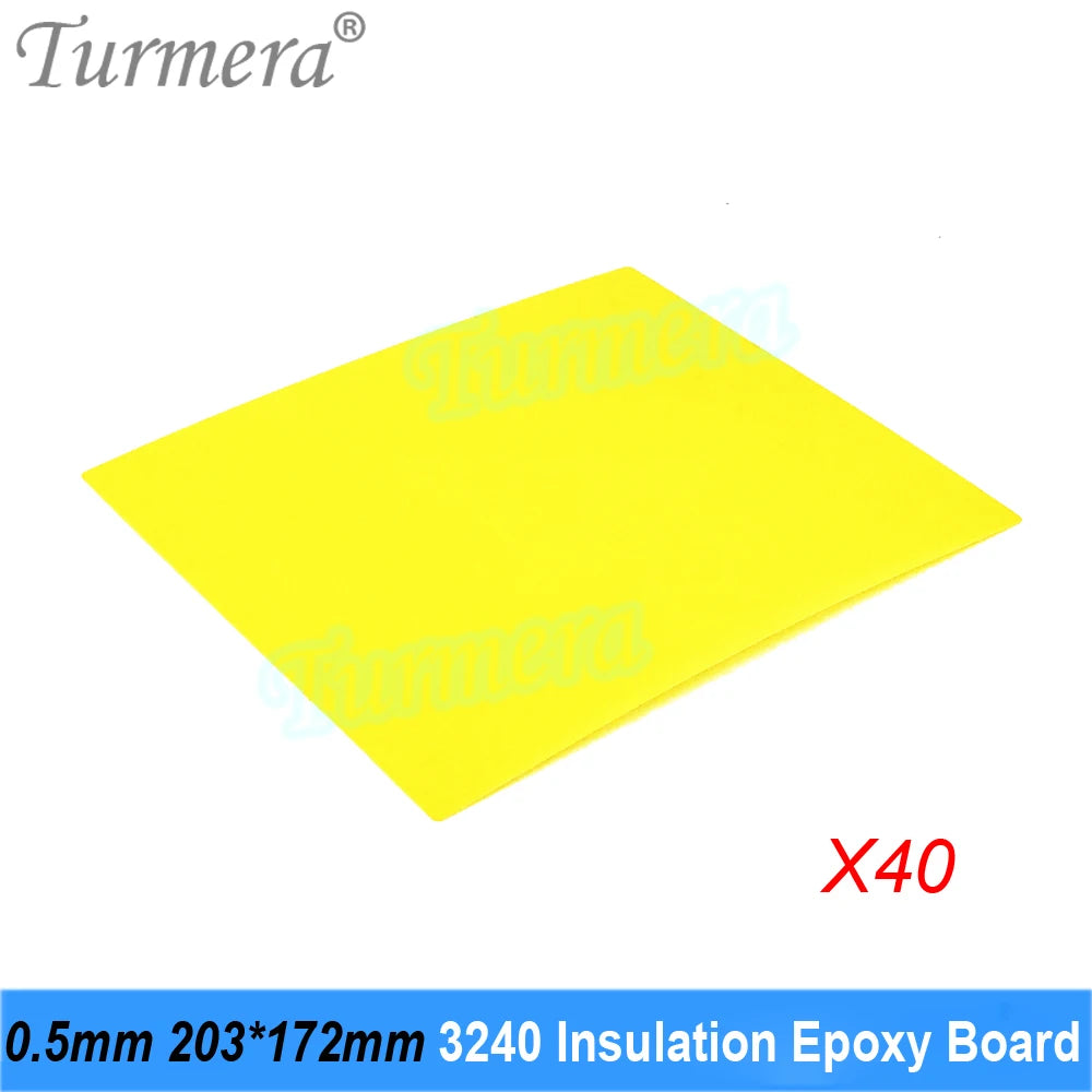 Turmera 3240 Insulation Epoxy Plate 0.5mm Thickness 203*172mm for 3.2V 280Ah 320Ah 310Ah 90Ah 12.8V Lifepo4 Battery Pack Diy Use