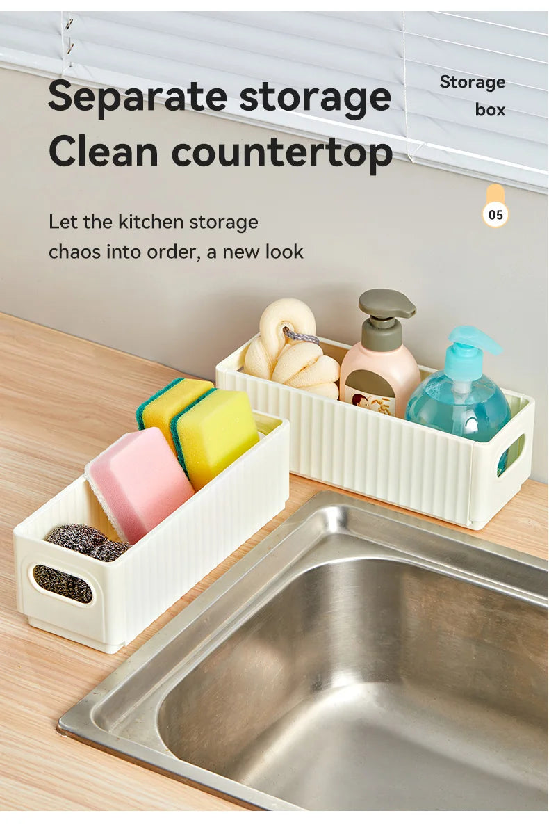 WORTHBUY Cabinet Folding Storage Rack Wall Mounted Punch Free Cling Film Racks Sink Sponge Holder Kitchen Organizer And Storage