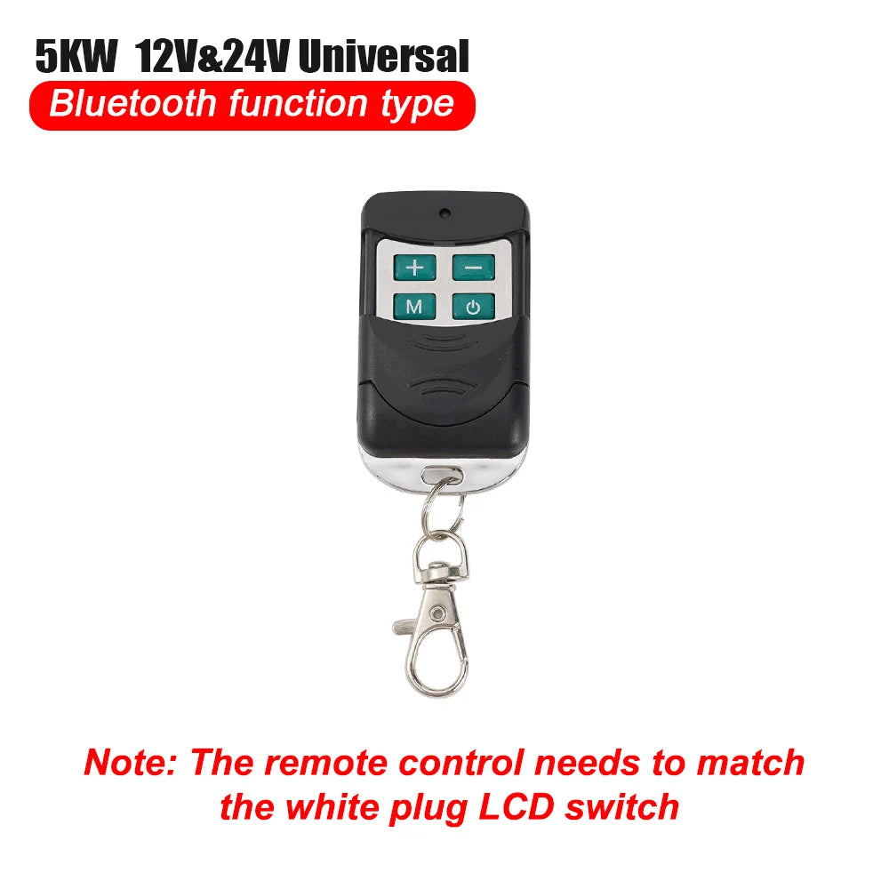 5KW Parking Heater Bluetooth Motherboard Switch Remote Control Wiring Harness Combination Suit Heater Accessories For Car Truck