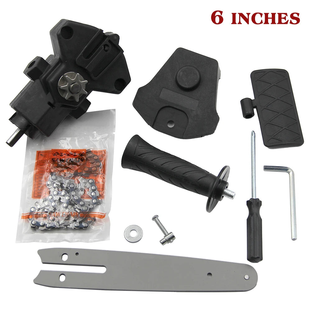 4/6-inch household mini electric drill to electric saw converter logging saw garden saw electric chain saw conversion head tool