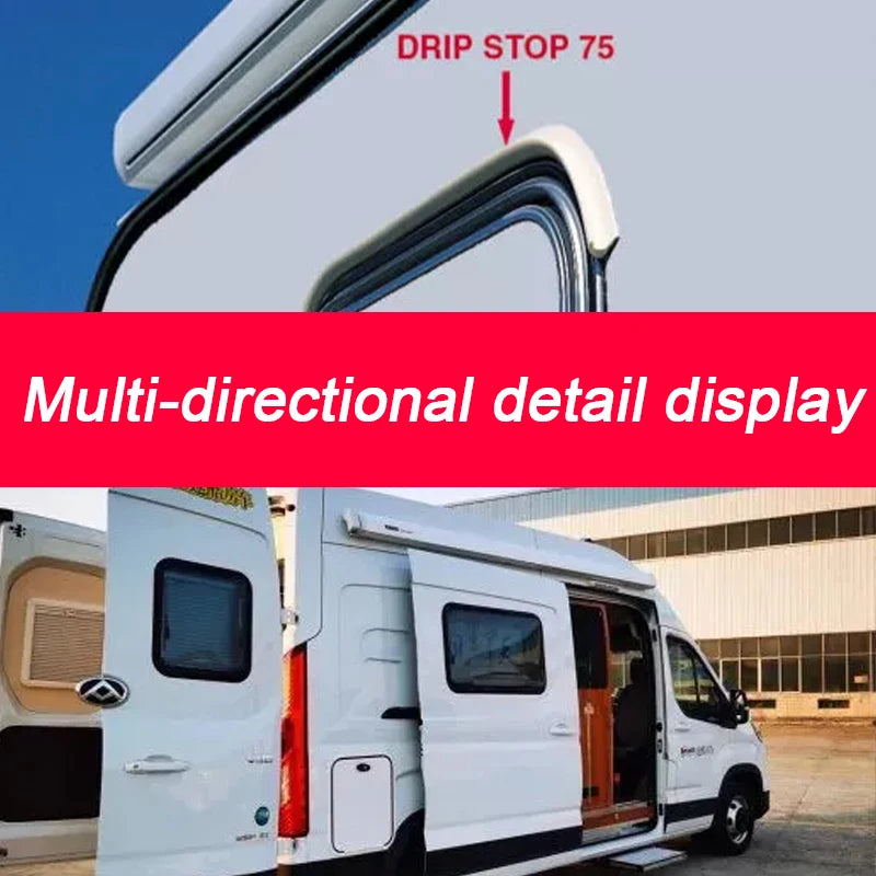 Camper Van Gutter Rain Guard Drip Stop 1 /2/3/5/10M For FIAMMA DRIPSTOP Caravan Motorhome Parts Rv Camper Accessories