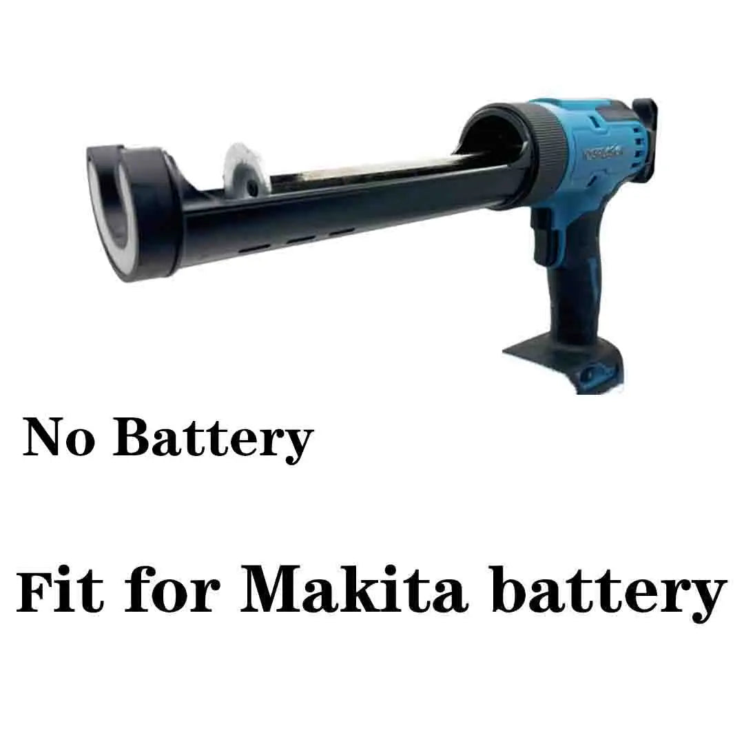 For Dewalt 20V 18V Battery Cordless Caulking Gun Glass Electric Silicone Gun 6 Adjustable Speed with LED Light Adhesive Gun Tool