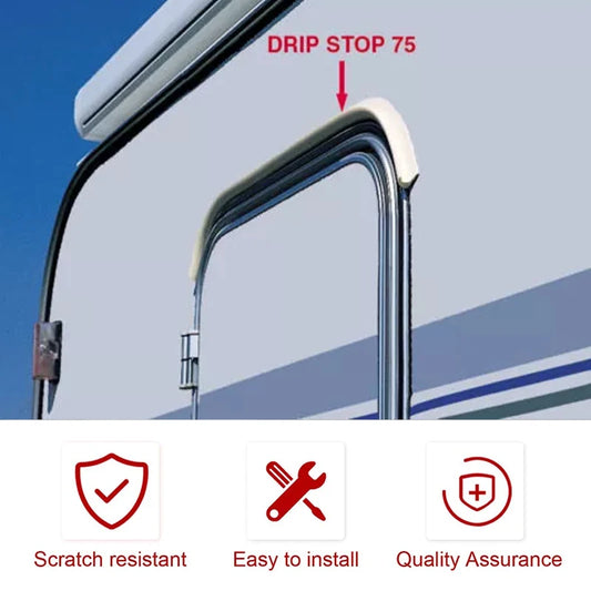Camper Van Gutter Rain Guard Drip Stop 1 /2/3/5/10M For FIAMMA DRIPSTOP Caravan Motorhome Parts Rv Camper Accessories