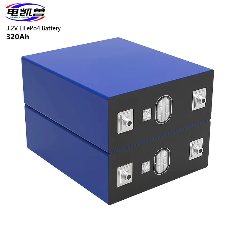 1-16pcs Grade A 3.2V 320Ah Lifepo4 Rechargeable Battery Lithium  Phosphate Travel Solar Campers Cell 12v 24v batteries Tax Free