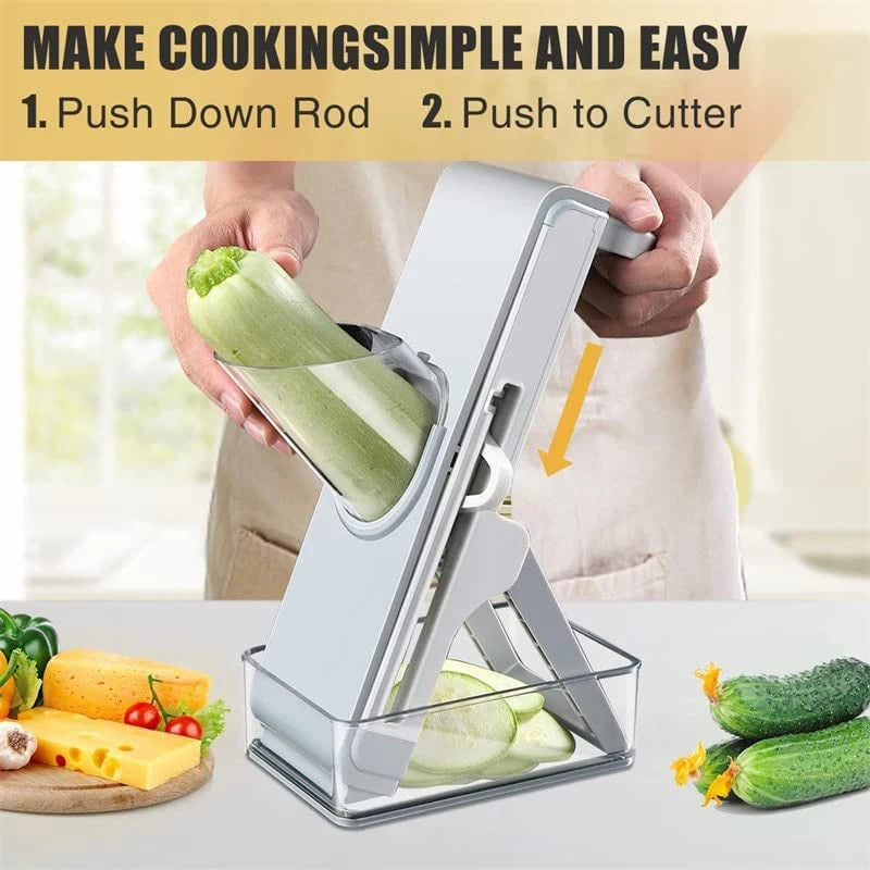 Multifunction Vegetable Cutter Meat Potato Slicer Shredding Carrot Grater Kitchen Accessories Steel Blade Kitchen Tool