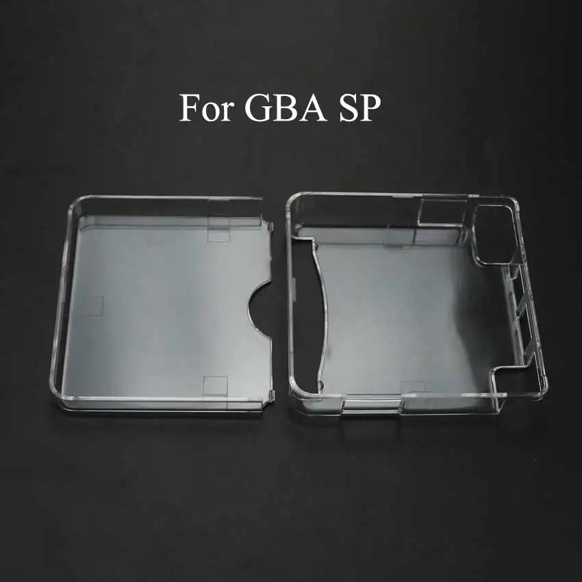 YuXi In Bulk Clear Plastic Crystal Case Protective Case Cover Hard Shell Skin For NDSL NDSi New 3DS XL For GBA SP Game Console
