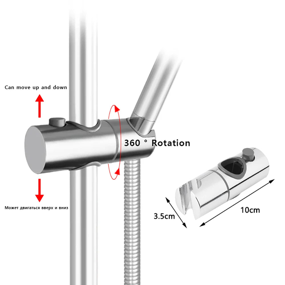 Split Shower Column Set Bathroom Faucet Single Cold Mixer Water Tap System Bathtub Taps Rainfall Shower Head Accessories Adapter