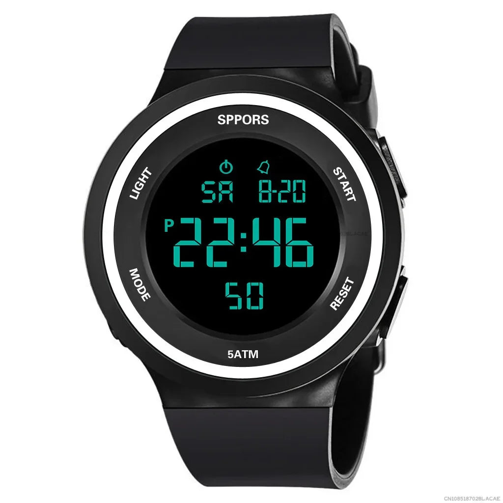 Luminous Watches Mens Electronic Watch Watches Waterproof Swim Outdoor Sport Wristwatch Silicone Fashion Hours Relojes Reloj