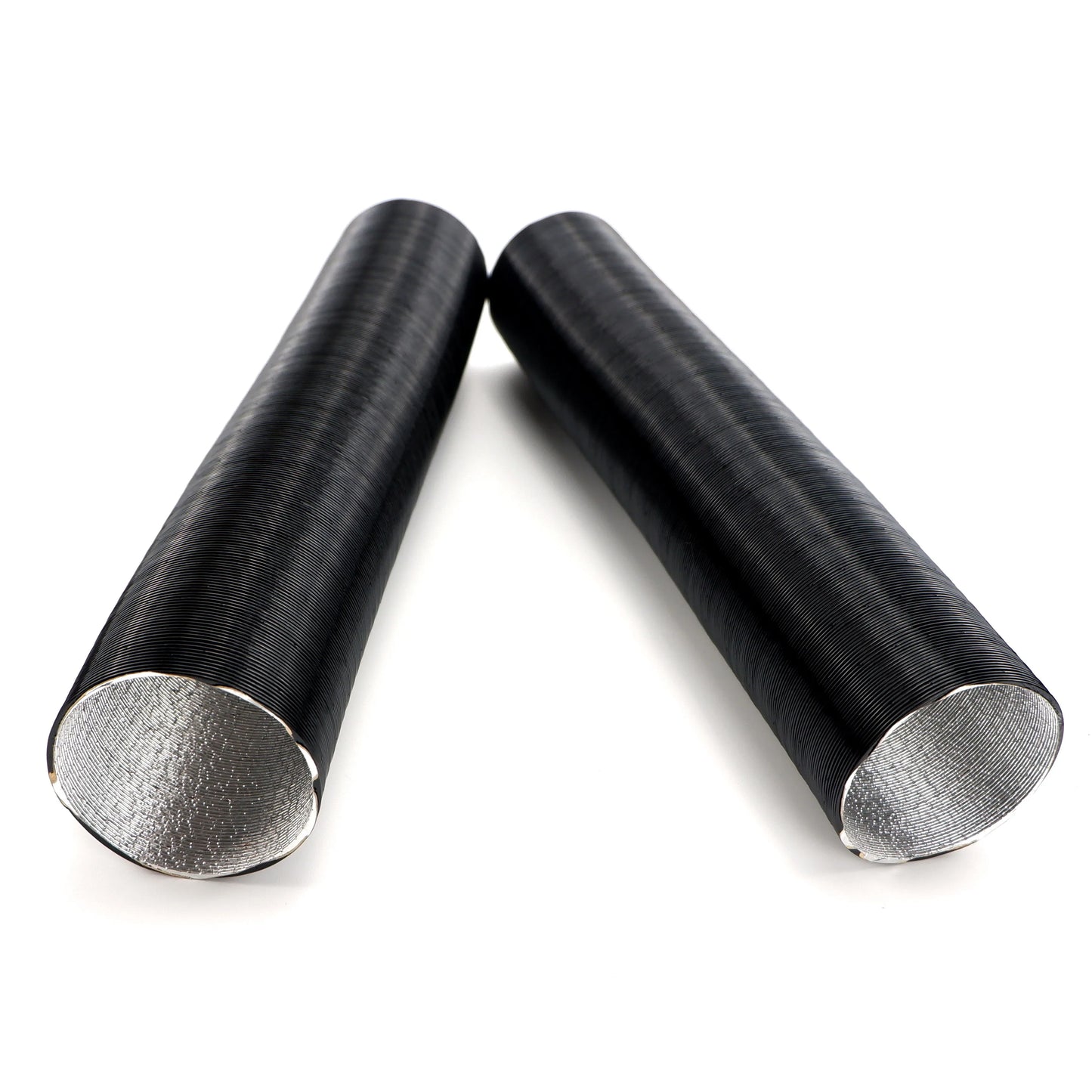 60mm Diesel Heater T 3 Outlets Connector & 2x Air Outlet & 2x Duct Pipe Warm Black & 4x Clamps Set For Car Truck VAN Camper