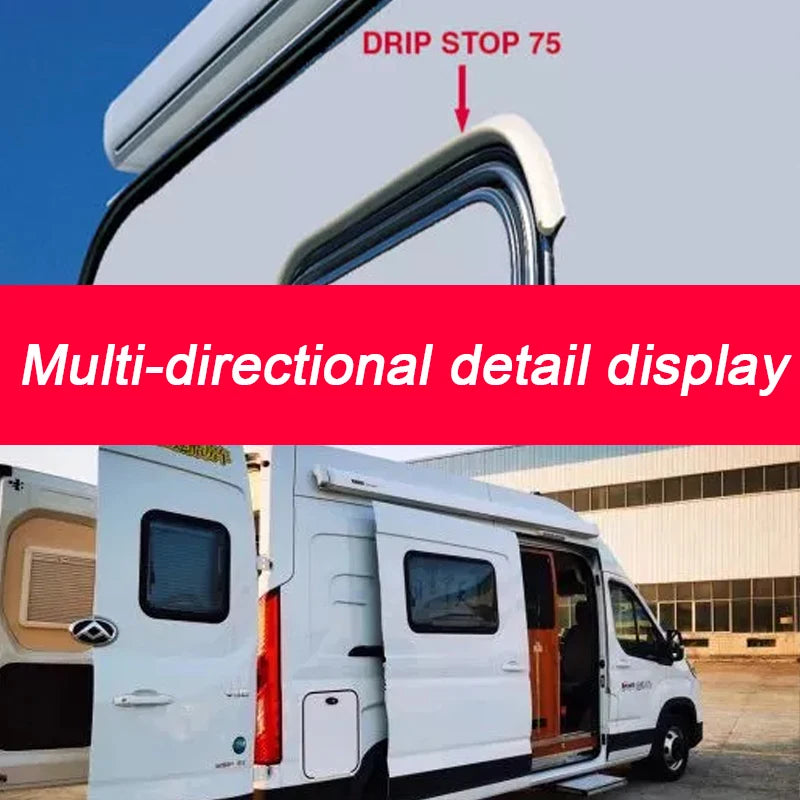 Camper Van Gutter Rain Guard Drip Stop 1 /2/3/5/10M For FIAMMA DRIPSTOP Caravan Motorhome Parts Rv Camper Accessories
