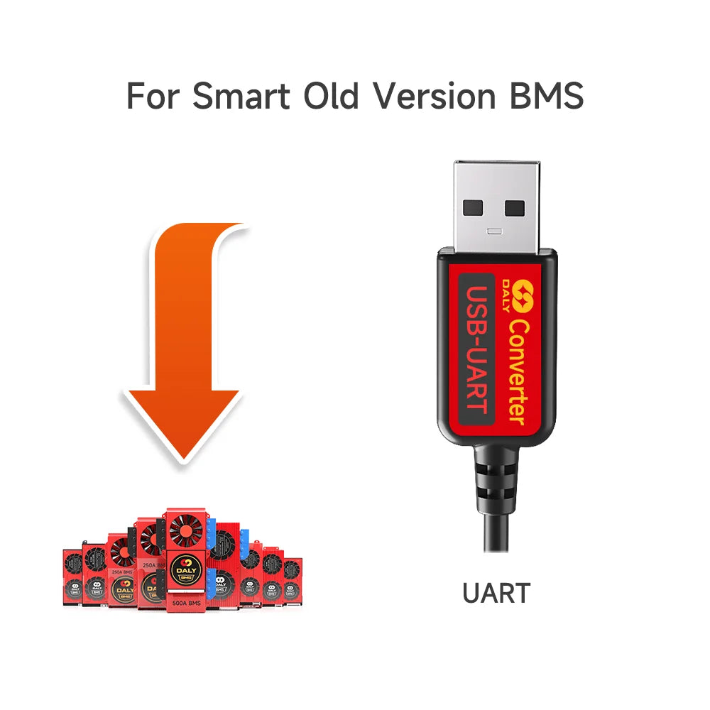 Daly Smart BMS Accessory WIFI Bluetooth USB To UART RS485 Cables Module NTC Battery SOC Capacity Indicator LCD Screen Board