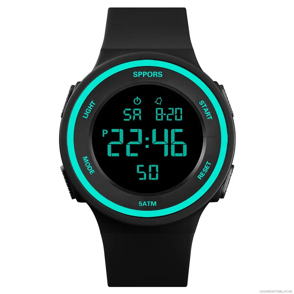 Luminous Watches Mens Electronic Watch Watches Waterproof Swim Outdoor Sport Wristwatch Silicone Fashion Hours Relojes Reloj