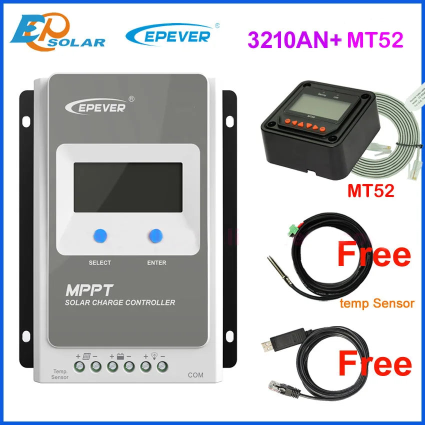 EPEVER Tracer MPPT 10A 20A 30A 40A 12v 24V Solar Charger Controller Tracer3210AN 2210AN Tracer4210AN 2206AN Tracer1206AN