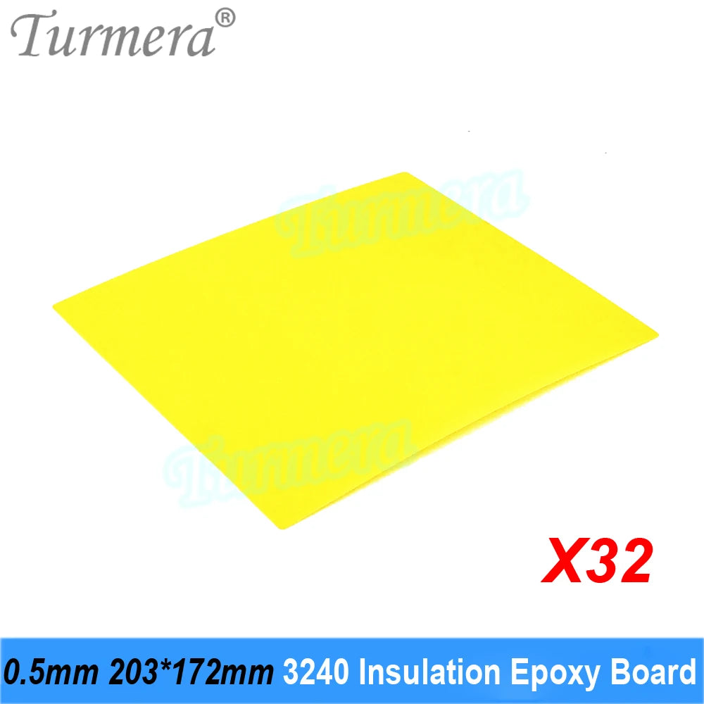 Turmera 3240 Insulation Epoxy Plate 0.5mm Thickness 203*172mm for 3.2V 280Ah 320Ah 310Ah 90Ah 12.8V Lifepo4 Battery Pack Diy Use