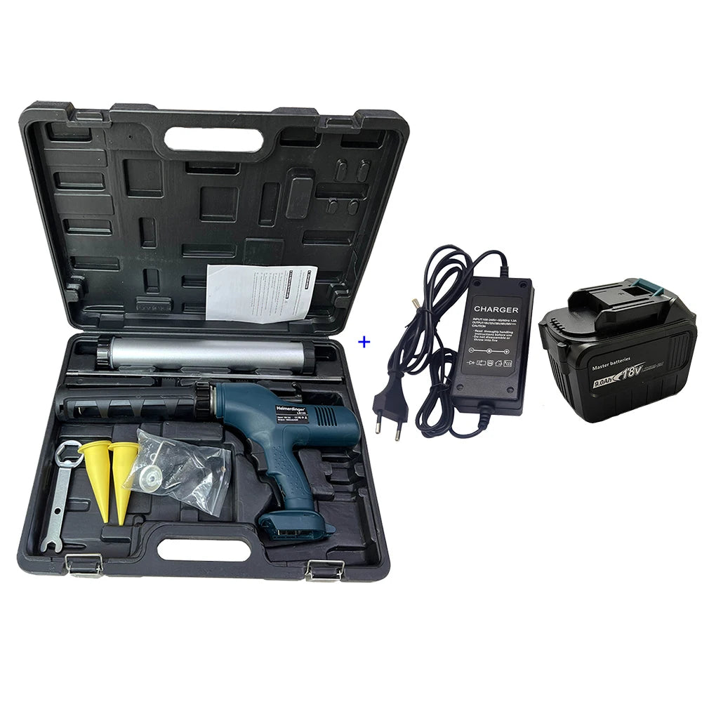 18V Battery Cordless Eelectric silicone Tool,Caulk and Adhesive Gun,Sealant Mastic Gun,Seam Filling Gun,Ceramic Tile Repair Tool