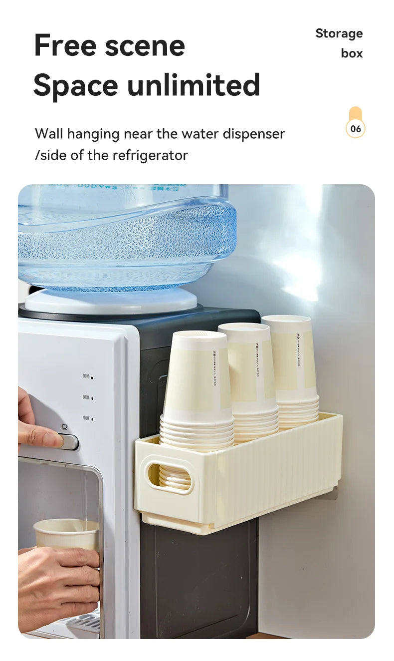 WORTHBUY Cabinet Folding Storage Rack Wall Mounted Punch Free Cling Film Racks Sink Sponge Holder Kitchen Organizer And Storage