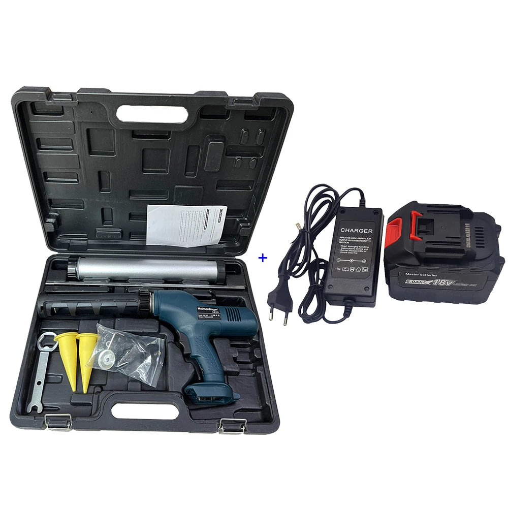 18V Battery Cordless Eelectric silicone Tool,Caulk and Adhesive Gun,Sealant Mastic Gun,Seam Filling Gun,Ceramic Tile Repair Tool