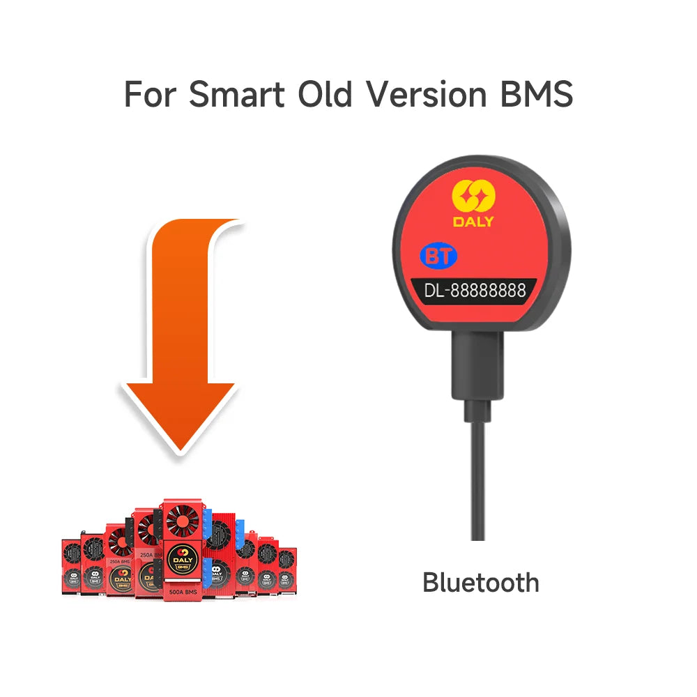 Daly Smart BMS Accessory WIFI Bluetooth USB To UART RS485 Cables Module NTC Battery SOC Capacity Indicator LCD Screen Board