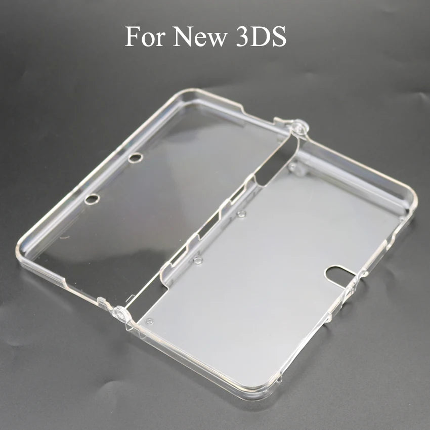 YuXi In Bulk Clear Plastic Crystal Case Protective Case Cover Hard Shell Skin For NDSL NDSi New 3DS XL For GBA SP Game Console