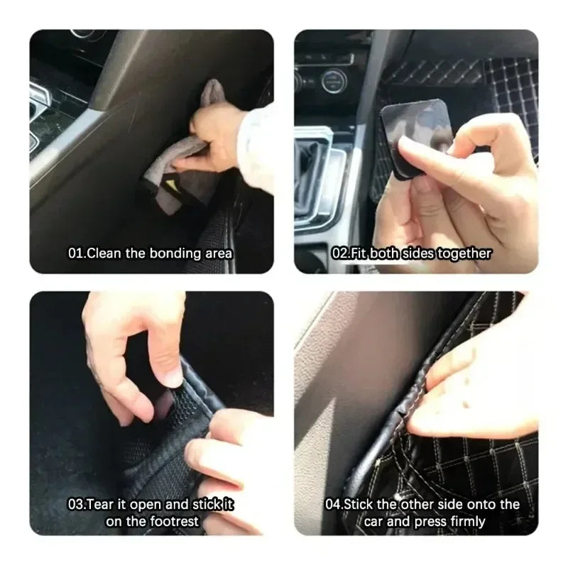 New Carpet Fixing Stickers Double Faced High Adhesive Car Carpet Fixed Patches Home Floor Foot Mats Anti Skid Grip Tapes