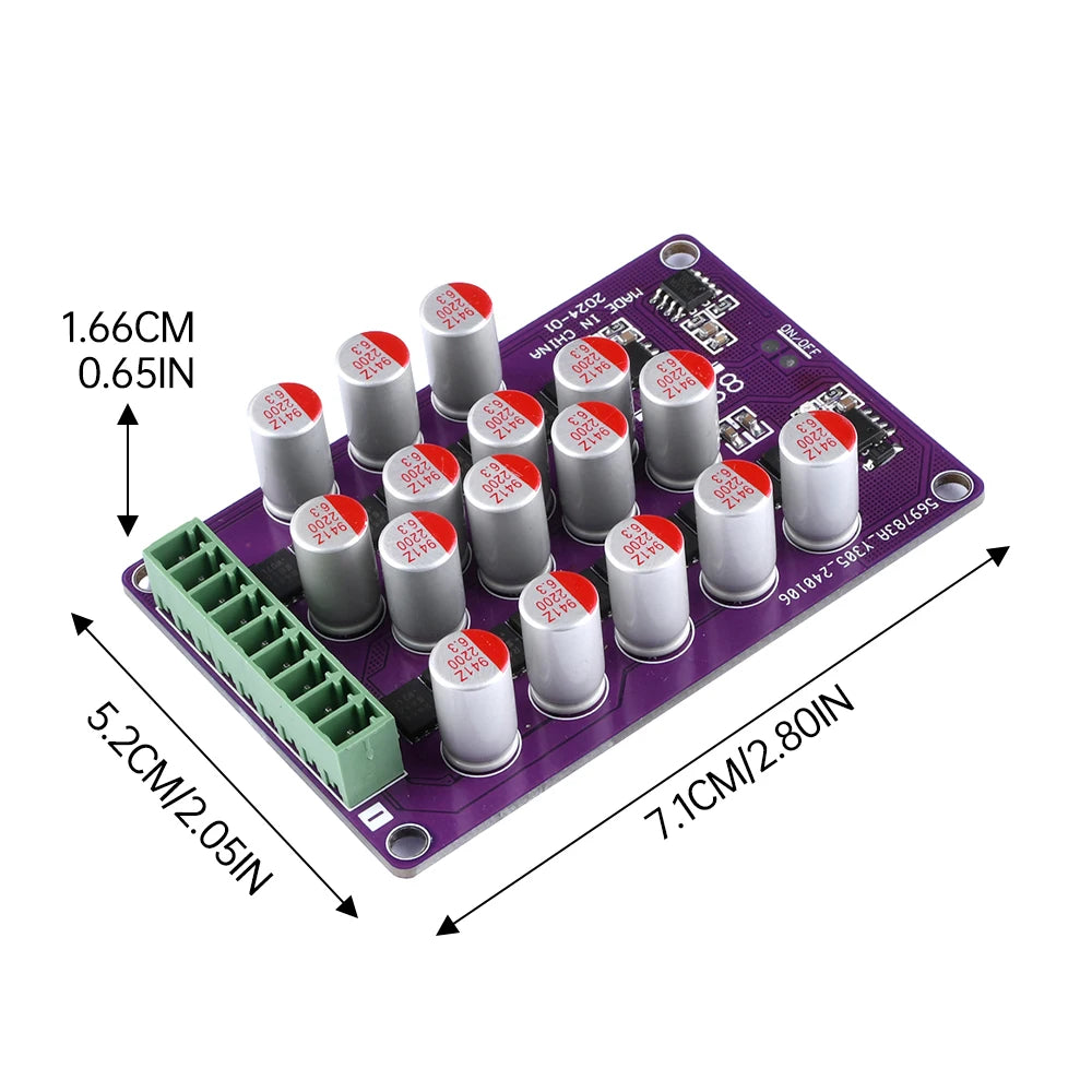 6A 2.5V-4.4V Active Equalizer Balancer 3S 8S Lifepo4 Equalization Balancing Li-Ion /LiFePo4 Lithium Balance Board