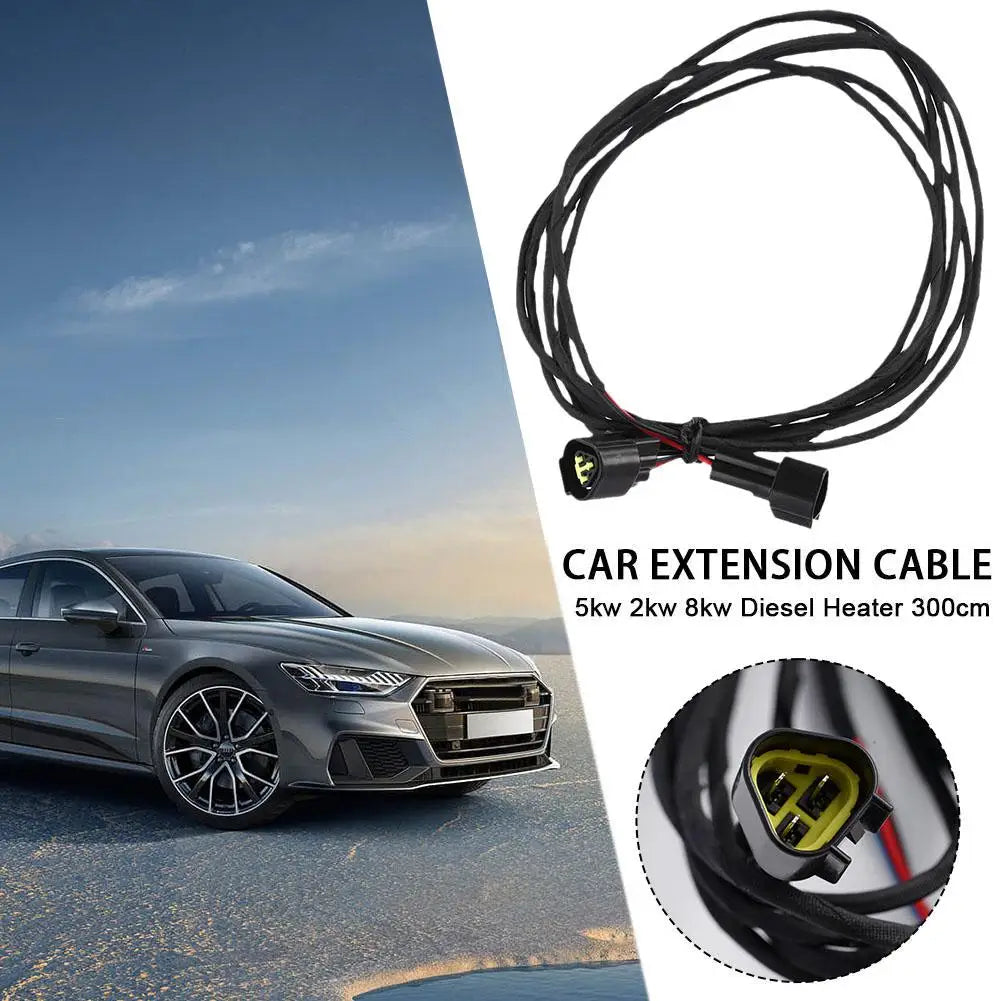 12V Diesel Heater Lcd Screen Extension Cable 5kw 2kw 8kw Diesel Heater 3 meters