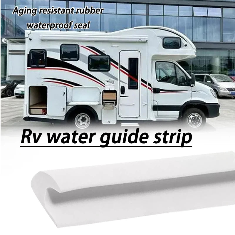 Camper Van Gutter Rain Guard Drip Stop 1 /2/3/5/10M For FIAMMA DRIPSTOP Caravan Motorhome Parts Rv Camper Accessories