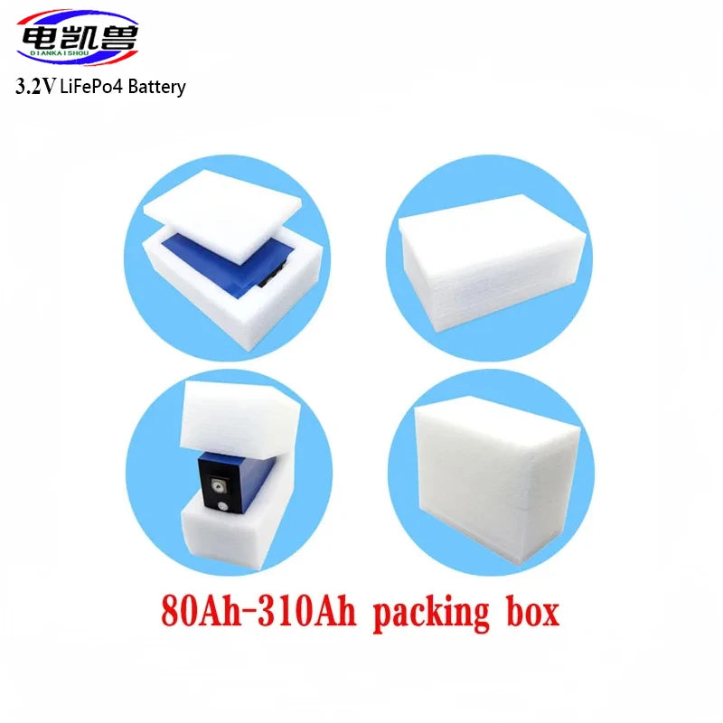 1-16pcs Grade A 3.2V 320Ah Lifepo4 Rechargeable Battery Lithium  Phosphate Travel Solar Campers Cell 12v 24v batteries Tax Free