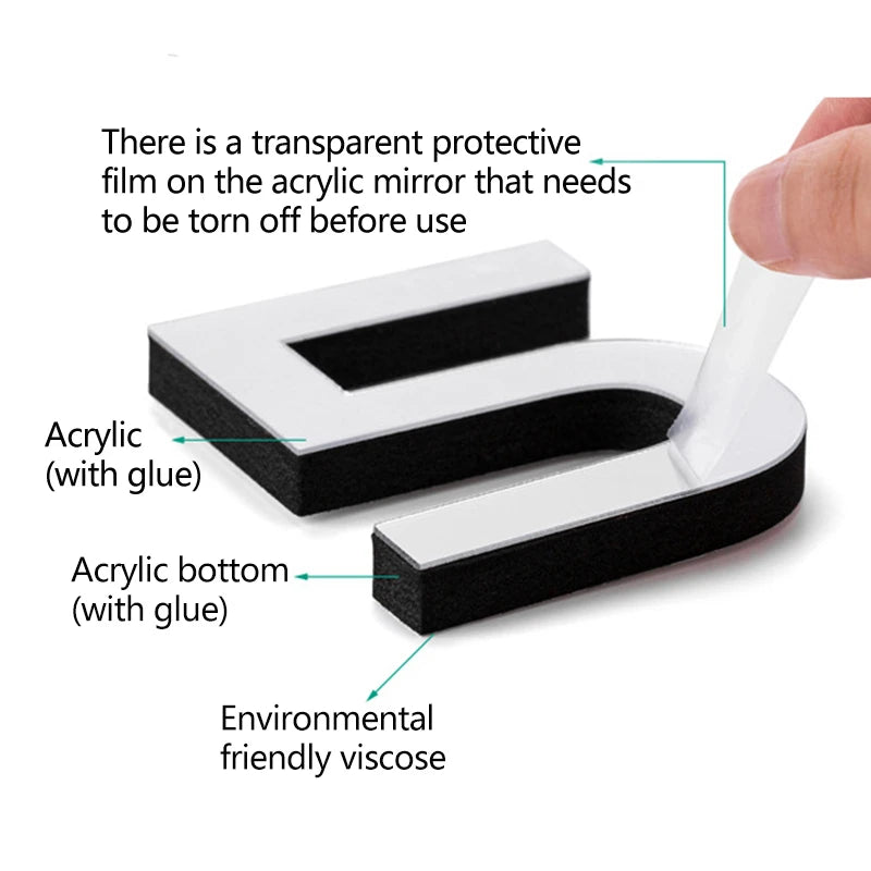 2025 Modern Design Large Wall Clock 3D DIY Quartz Clocks Fashion Watches Acrylic Mirror Stickers Living Room Home Decor Horloge