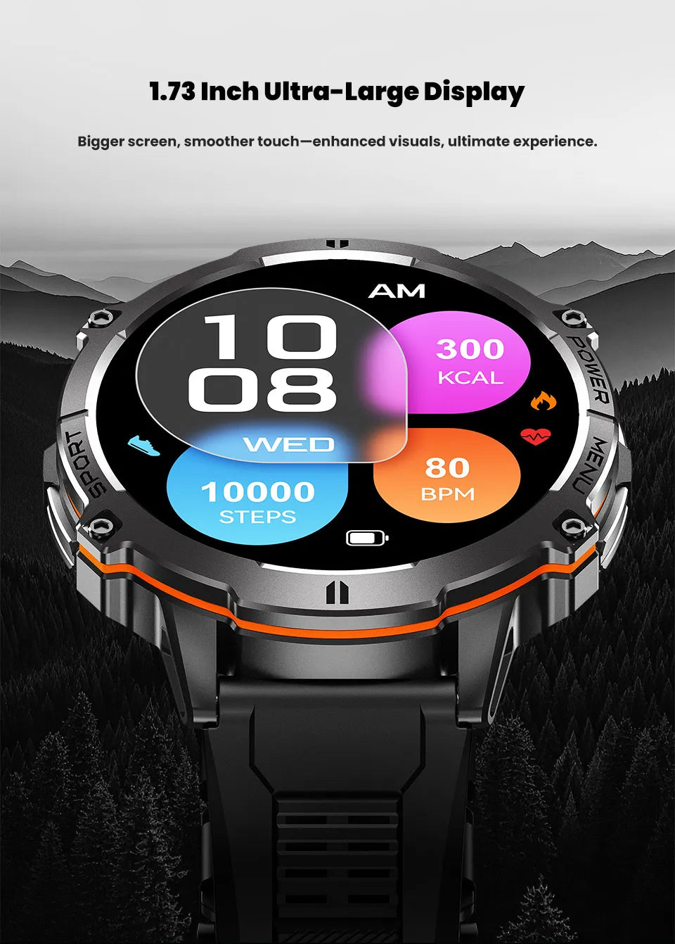 2025 Original TANK T3 Ultra GPS Smart Watch Men 10ATM Waterproof Smartwatch HD AMOLED 1000mAh Fitness T-Rex 3 Electronic Watches