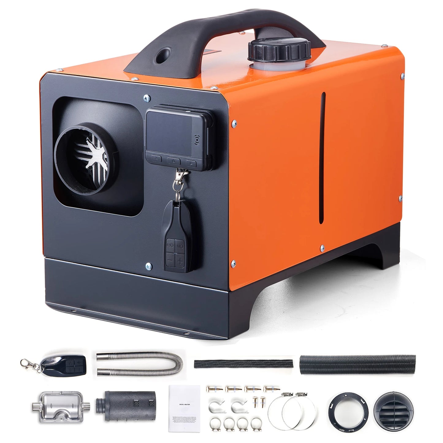 SucceBuy 8KW Diesel Air Heater 12V Car Heater with Remote Control and LCD Diesel Parking Heater for RV Trailer Camper Van Boat