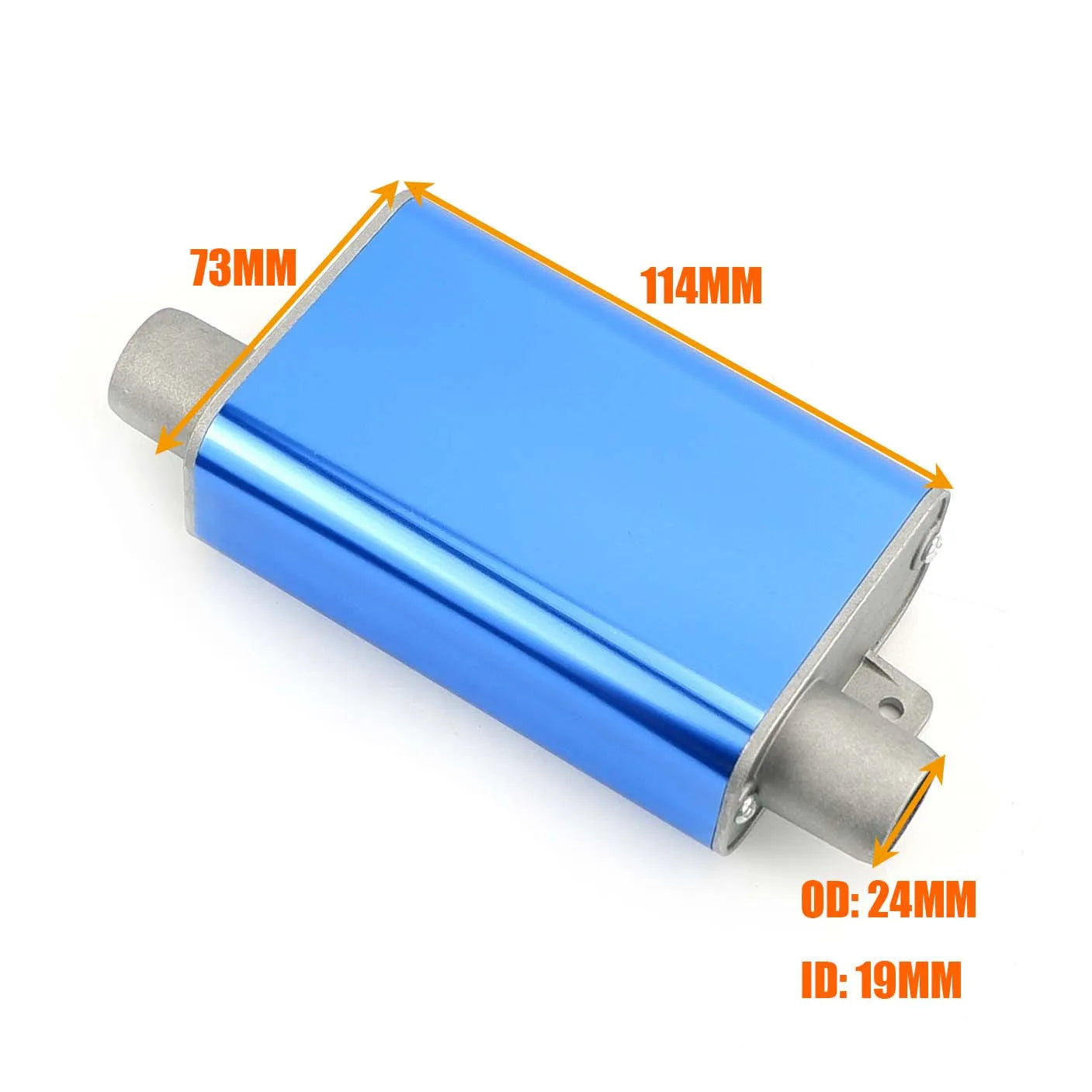 24mm Muffler Silencer S Curved Air Diesel Parking Heater Exhaust Pipe Aluminum Alloy Small Medium Large For Car Truck Camper VAN