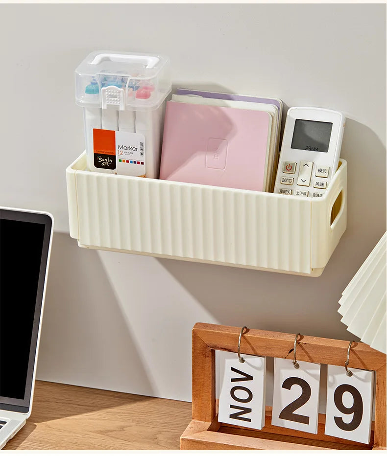 WORTHBUY Cabinet Folding Storage Rack Wall Mounted Punch Free Cling Film Racks Sink Sponge Holder Kitchen Organizer And Storage