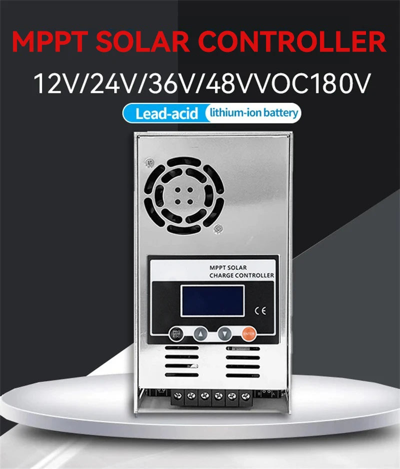 ECGSOLAX 60A MPPT Solar Charge Controller 12V 24V 36V 48V Auto Solar Panel Regulator Max PV 150VDC For Lead Acid Lithium Battery