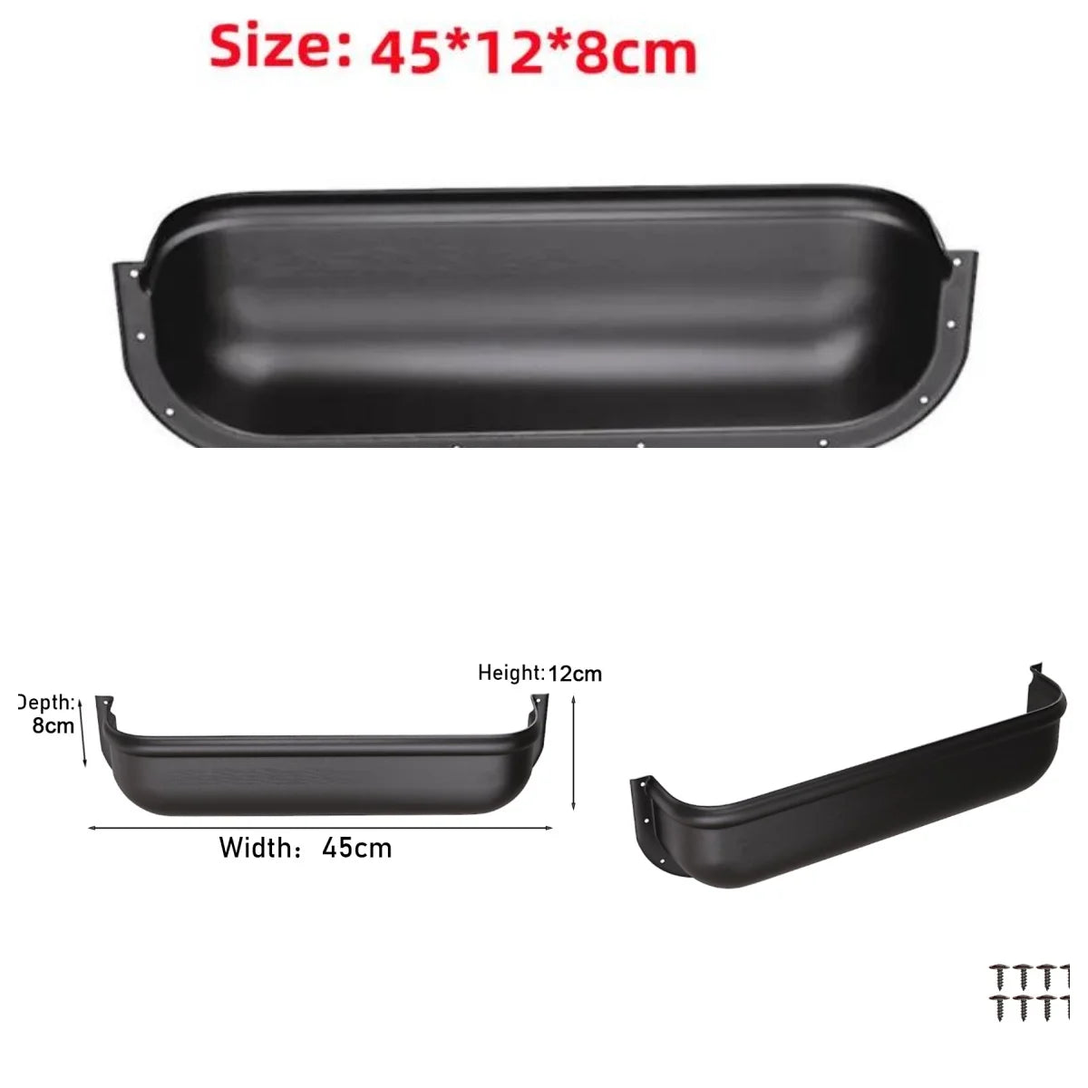 2PCS Caravan Door Storage Boxwaterproof Camper Storage Universal Fit Tool Storage Van Racking Ratchet Strap Caravan Accessories