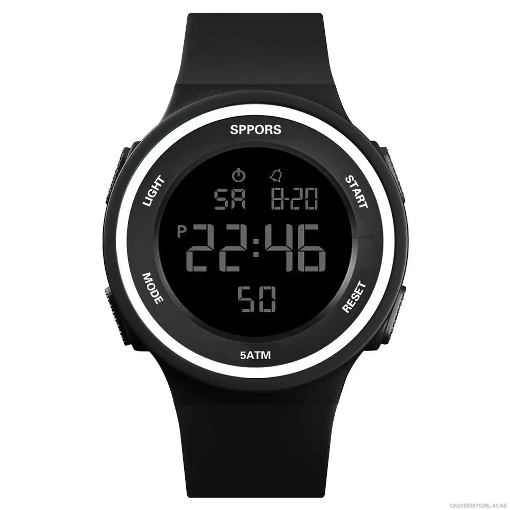 Luminous Watches Mens Electronic Watch Watches Waterproof Swim Outdoor Sport Wristwatch Silicone Fashion Hours Relojes Reloj