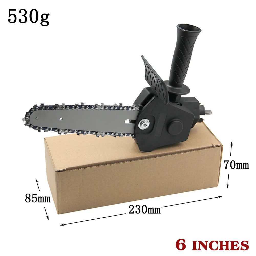 4/6-inch household mini electric drill to electric saw converter logging saw garden saw electric chain saw conversion head tool