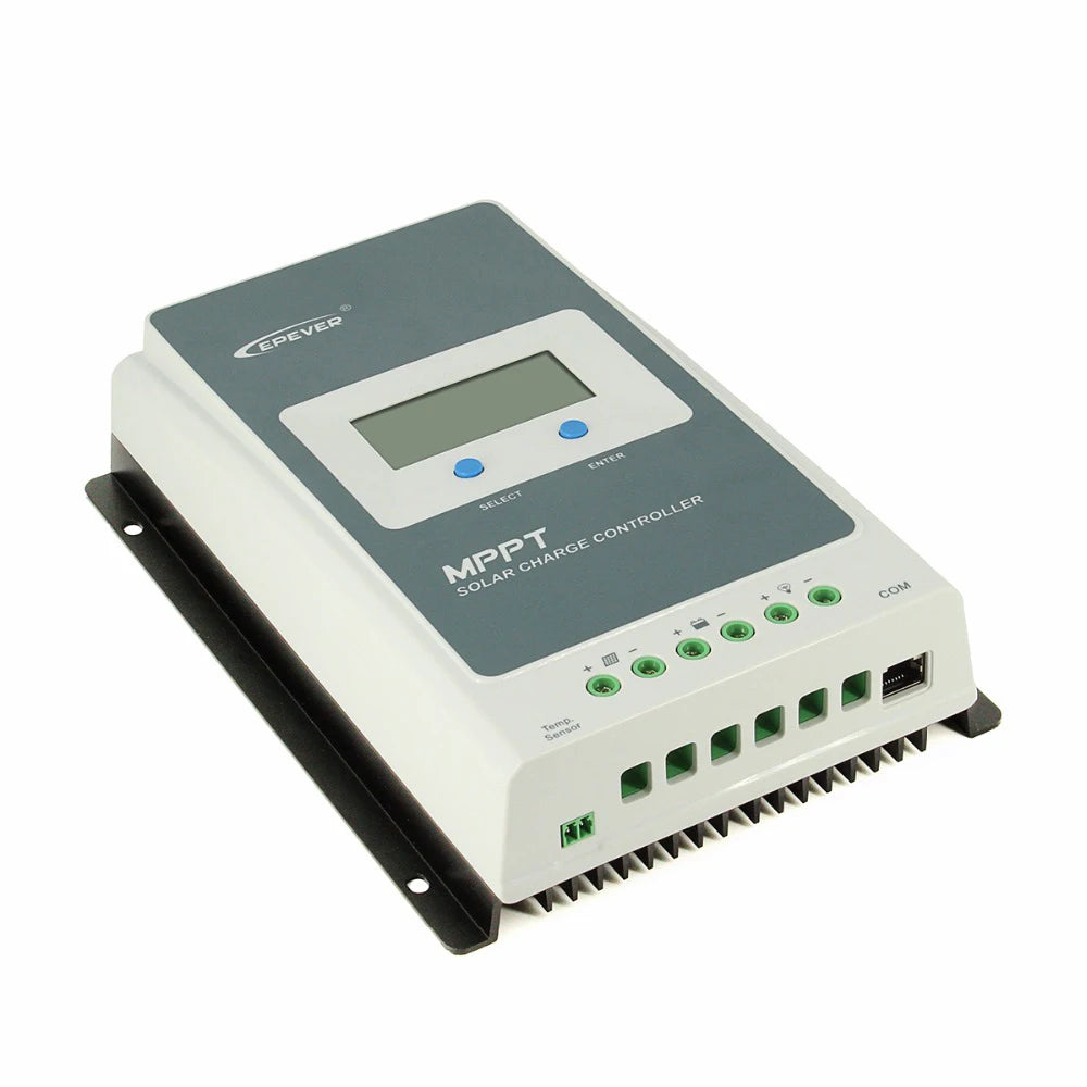 EPEVER Tracer MPPT Solar Charge Controller 40A 30A 20A 10A With MT50 Wifi Solar Regulator 12V 24V Battery Auto High Efficiency