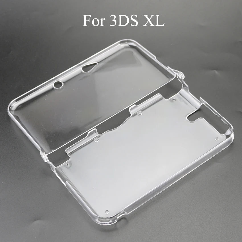 YuXi In Bulk Clear Plastic Crystal Case Protective Case Cover Hard Shell Skin For NDSL NDSi New 3DS XL For GBA SP Game Console