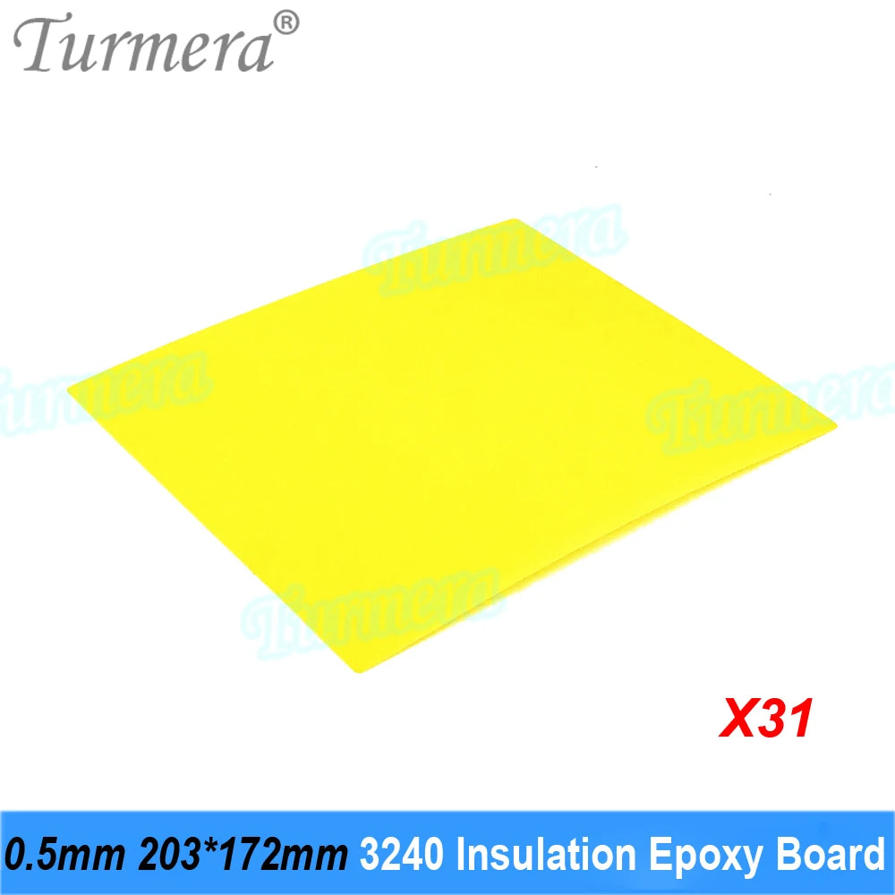 Turmera 3240 Insulation Epoxy Plate 0.5mm Thickness 203*172mm for 3.2V 280Ah 320Ah 310Ah 90Ah 12.8V Lifepo4 Battery Pack Diy Use