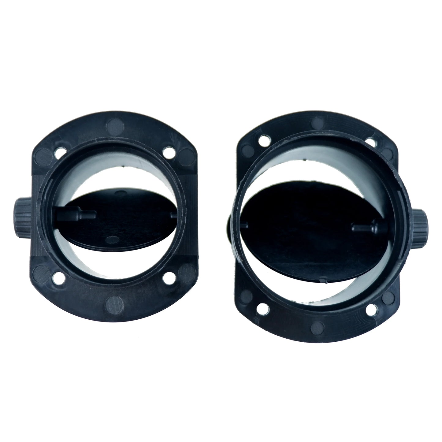 60mm 75mm Valve Flap Adjustable Air Diesel Heater Vent Ducting Branch Splitter Exhaust Pipe Outlet Joiner Connector For Car