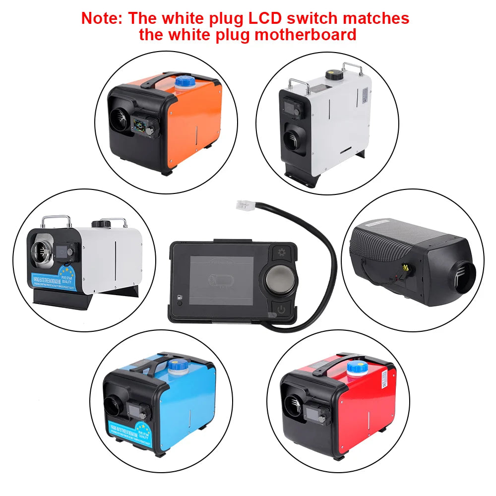 5KW Parking Heater Bluetooth Motherboard Switch Remote Control Wiring Harness Combination Suit Heater Accessories For Car Truck