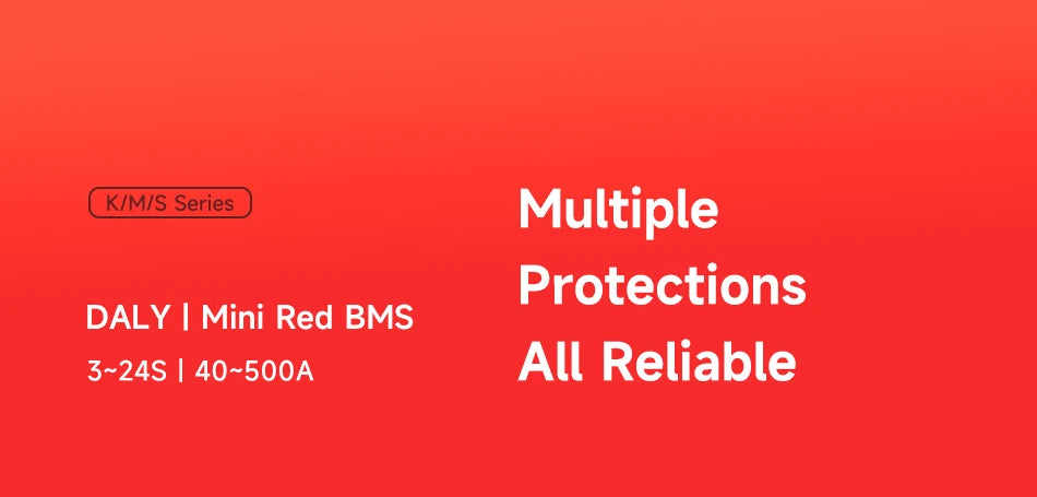 Daly Smart BMS LiFePo4 4S 12V BMS 8S 24S 72V 48V 16S 100A 150A 200A 250A 300A 3.7V Li-Ion BMS 7S 13S 14S 3.2V BMS