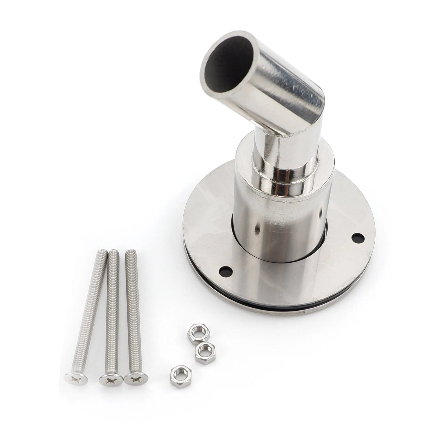 22mm / 24mm Stainless Steel Thru Hull Exhaust Fitting Tube Pipe Socket Hardware Part Air Diesel Heater For Car Boat Truck