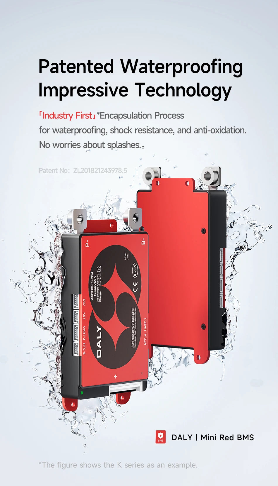 Daly Smart BMS LiFePo4 4S 12V BMS 8S 24S 72V 48V 16S 100A 150A 200A 250A 300A 3.7V Li-Ion BMS 7S 13S 14S 3.2V BMS