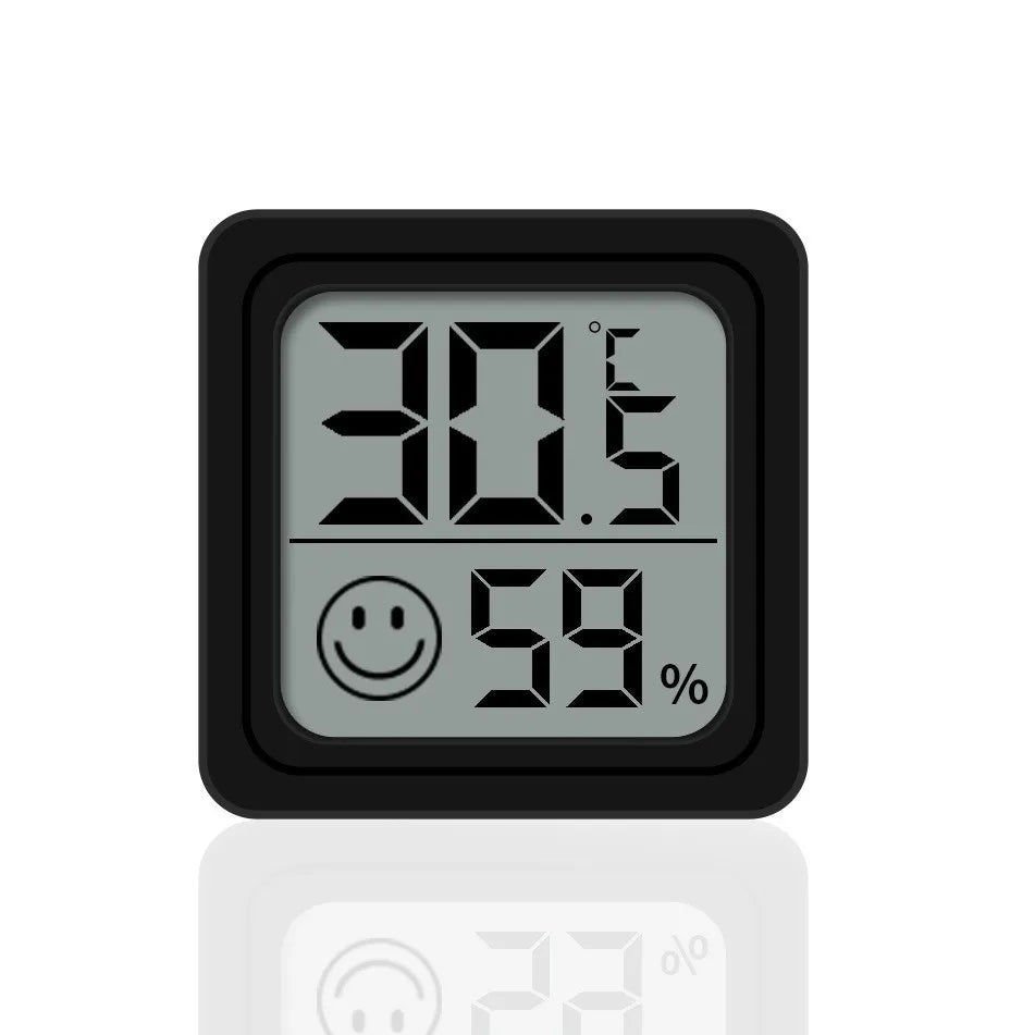 LCD Digital Thermometer Hygrometer Indoor Room Electronic Temperature Humidity Meter Sensor Gauge Weather Station For Home ﻿